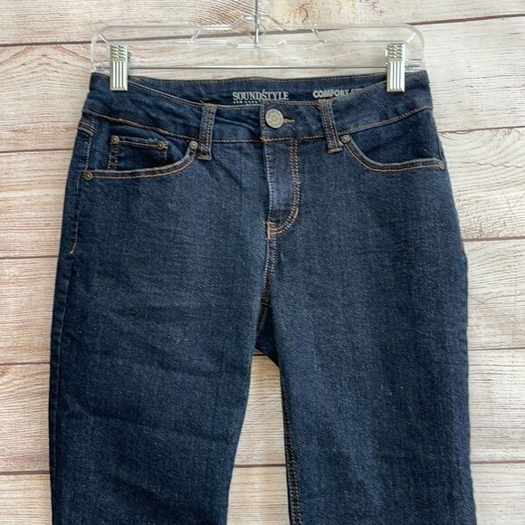 SOUND/STYLE BY BEAU DAWSON COMFORT STRETCH DENIM CAPRIS - Picture 2 of 5